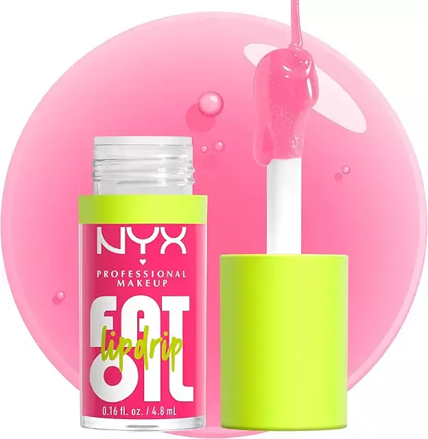 NYX PROFESSIONAL MAKEUP Fat Oil Lip Drip, Moisturizing, Shiny and Vegan Tinted Lip Gloss - Missed Call