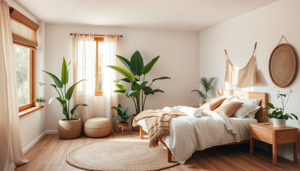 Natural Elements in Neutral Bedroom Design