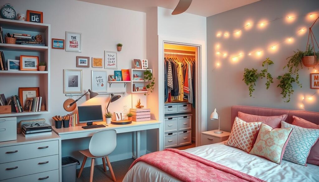 Organized Social Media Inspired Bedroom Storage