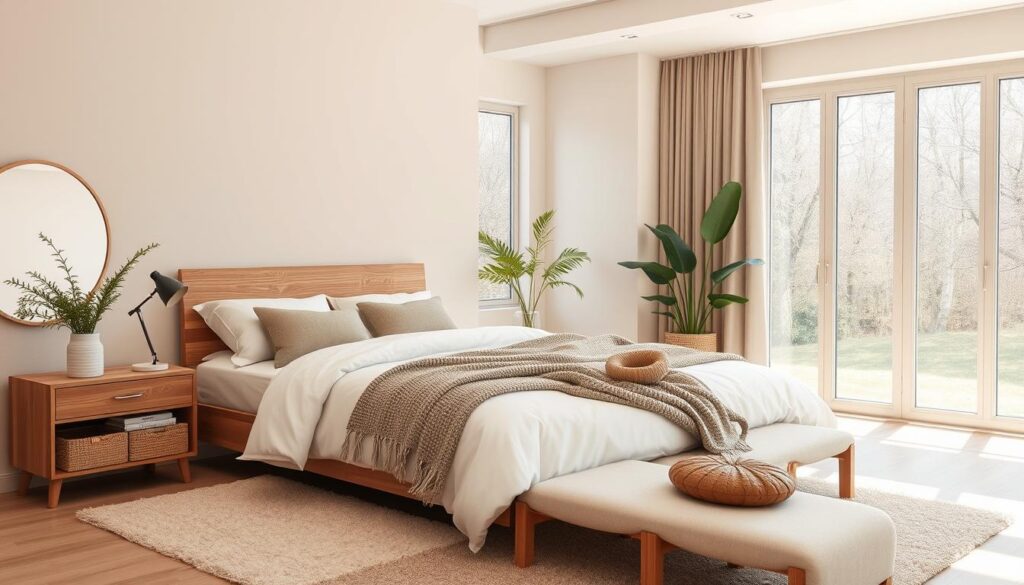 Serene Neutral Bedroom Design