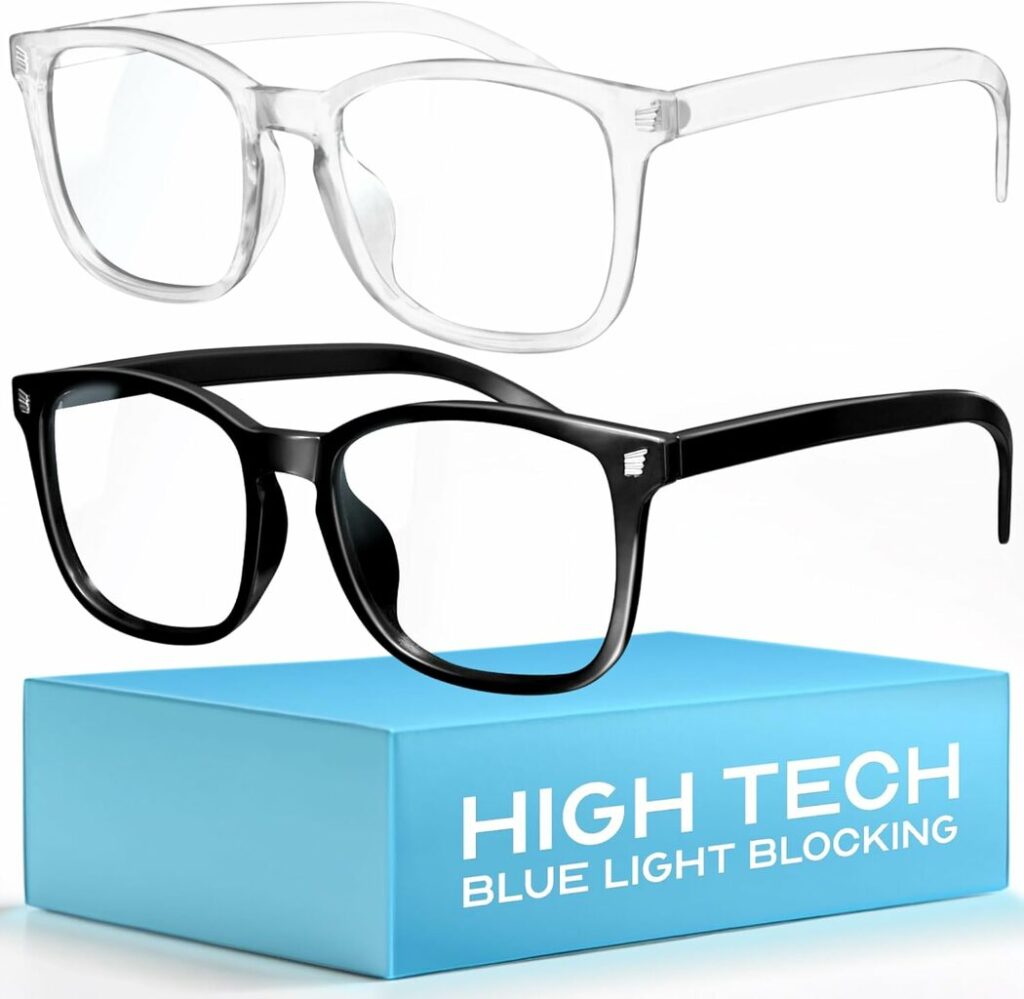 Stylish blue light blocking glasses for screen use, Reduce eye strain with blue light glasses, Protective blue light glasses for computer work, Best blue light glasses for gamers and professionals, Trendy blue light filter glasses for women, Affordable blue light blocking glasses for students, Comfortable blue light glasses for long screen hours, Premium blue light protection glasses for office workers, Glasses to reduce digital eye strain and improve sleep, Minimalist design blue light glasses for everyday use