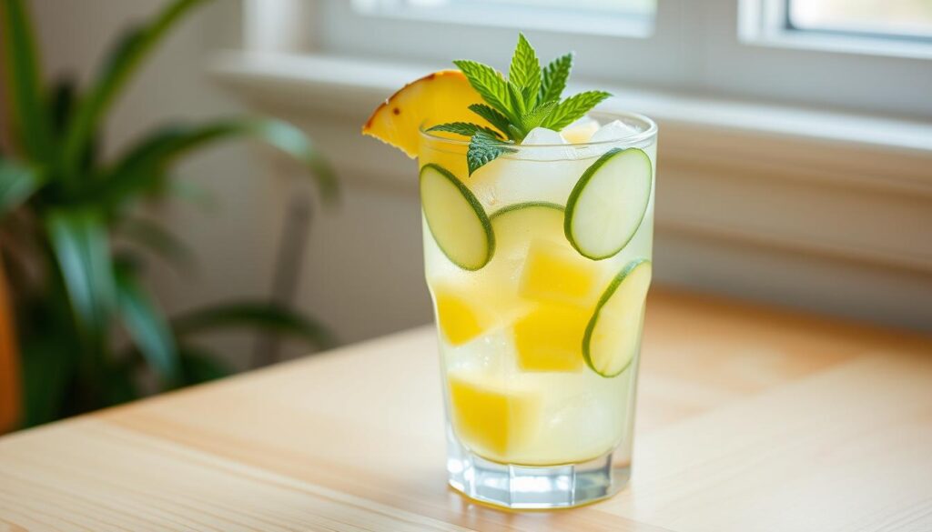 Pineapple-Cucumber Weight Loss Juice