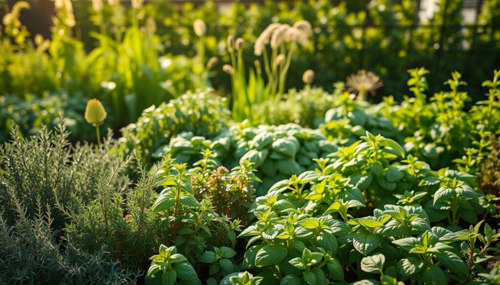 Companion Planting Herbs Garden Layout