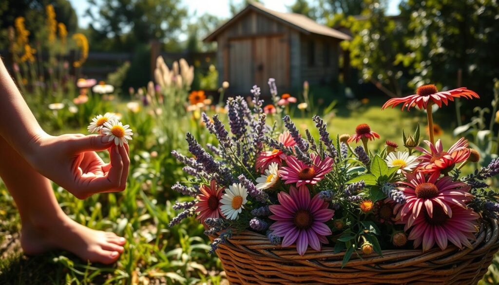 Medicinal Flower Harvesting Techniques